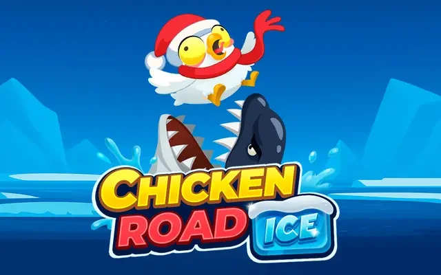 Banner zu Chicken Road Ice mit verschneiter Straße